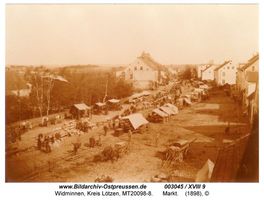 Widminnen, Kreis Lötzen Marktplatz, Widminnen