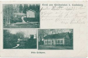 Hirschwinkel, Kreis Preußisch Eylau Hirschwinkel, Villa Teschner 