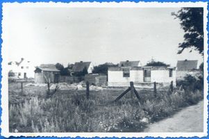 Fließdorf, Kreis Lyck Fließdorf, Dorfteilansicht 