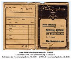 Kuckerneese, Ort, Kreis Elchniederung Am Markt 8