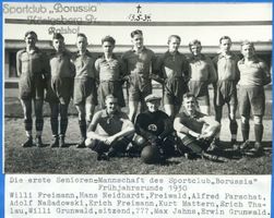 Ratshof, Stadtkreis Königsberg Ratshof, Sportclub Borussia , Die erste Senioren-Mannschaft Königsberg, Sportvereine