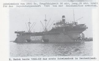 Königsberg (Pr.), Stadtkreis Königsberg Königsberg, Uniongießerei, Werft, Schwimmdock Königsberg, Union-Giesserei