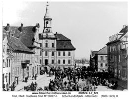 Tilsit, Stadt, Stadtkreis Tilsit Schenkendorfplatz  Tilsit, Märkte