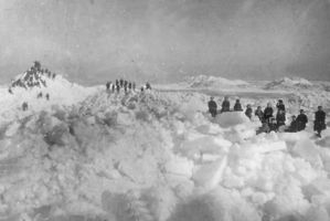 Rinderort, Kreis Labiau Rinderort, Eisberge auf dem Kurischen Haff, II 