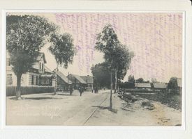 Großalbrechtsort, Kreis Ortelsburg Groß Piwnitz, Warschauer Straße Гросс Пивниц, Варшауштрассе