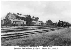 Rastenburg, Stadt, Kreis Rastenburg Bahnhofstraße
