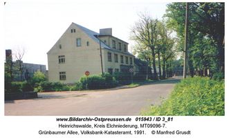 Heinrichswalde Kr. Elchniederung, Kreis Elchniederung Grünbaumer Allee  Elchniederung, Aufnahmen nach 1945