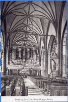 Königsberg (Pr.), Stadtkreis Königsberg Großer Domplatz Königsberg (Pr.), Dom, Mittelschiff gegen Westen Königsberg, Dom