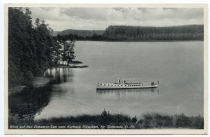 Kolonie Pillauken, Kreis Osterode Kolonie Pillauken, Blick auf den Drewenz-See vom Kurhaus 