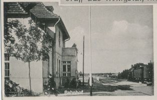 Königstal, Kreis Johannisburg Königstal, Bahnhof 