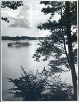  Niedersee, Motorboot auf dem Niedersee II Masuren, Niedersee