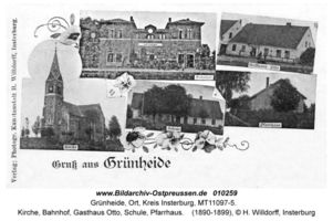 Grünheide Kr. Insterburg, Ort, Kreis Insterburg 