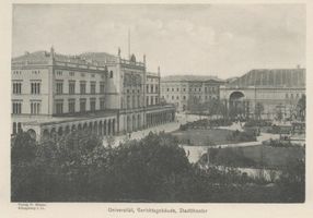 Königsberg (Pr.), Stadtkreis Königsberg Königsberg (Pr.), Universität, Gerichtsgebäude, Stadttheater 