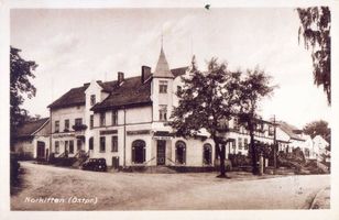 Norkitten, Kreis Insterburg Norkitten, Geschäftshaus Emil Kühn 