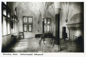 Marienburg, Westpr., Kreis Marienburg Marienburg i. Westpr., Hochmeistergelaß, Wohngemach Marienburg, Schloß, Innenräume