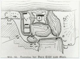 Tilsit, Stadt, Stadtkreis Tilsit  Tilsit, Lageplan der Burg Tilsit nach Giese Tilsit, Ordensburg (Schloß)
