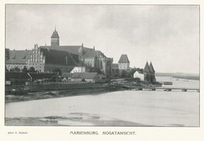 Marienburg, Westpr., Kreis Marienburg Marienburg, Die Marienburg von der Nogatseite III Marienburg, Schloß