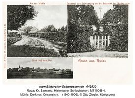 Rudau Kr. Samland, Historischer Schlachtenort, Kreis Samland  