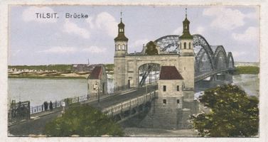 Tilsit, Stadt, Stadtkreis Tilsit  Tilsit, Luisen-Brücke von Südosten VI Tilsit, Ortsteil Übermemel