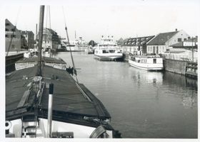 Memel, Stadt, Stadtkreis Memel Memel, Dampferanlegestelle und alte Reismühle VI Memel, Hafenmotive