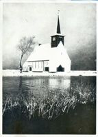 Möwenort, Kreis Labiau Juwendt, Kirche im Winter 