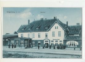 Gilgenburg, Kreis Osterode Gilgenburg, Bahnhof III 