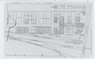 Rosenau Stadtkr. Königsberg, Stadtkreis Königsberg Rosenau Stadtkr. Königsberg, Plan Schlacht- und Viehhof Розенау, городской округ Кёнигсберг, план бойни и скотного двора