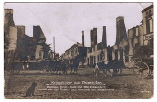 Domnau, Stadt, Kreis Bartenstein Marktplatz