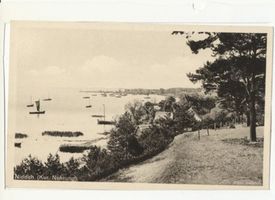 Nidden, Kreis Memel Nidden, Ausblick vom Thomas-Mann-Haus 
