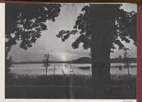 Ortelsburg, Stadt, Kreis Ortelsburg Ortelsburg, Großer Haussee, von der Ortelsburg aus gesehen, Sonnenuntergang Ортельсбург, большое озеро Хаусзее, вид от Ортельсбурга, закат
