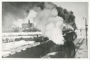 Marienburg, Westpr., Kreis Marienburg Marienburg, D-Zug 42 Riga - Berlin verlässt Marienburg Мариенбург, скорый поезд 42 Рига — Берлин покидает Мариенбург