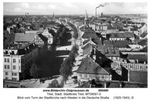 Tilsit, Stadt, Stadtkreis Tilsit Deutsche Straße