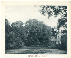 Grünhoff, Kreis Samland Grünhoff, Gutshaus im Park 