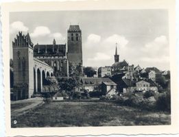 Marienwerder, Stadt, Kreis Marienwerder Marienwerder, Blick auf die Stadt mit Dom, Schloß und Dansker IX Marienwerder, Schloß und Dom