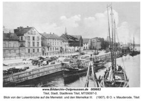 Tilsit, Stadt, Stadtkreis Tilsit Memelstraße