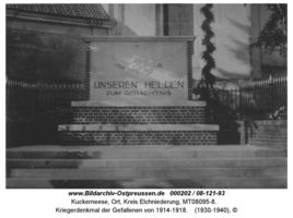 Kuckerneese, Ort, Kreis Elchniederung Am Markt