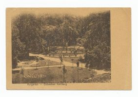 Kahlberg-Liep, Ort, Kreis Elbing Kahlberg-Liep Kr. Elbing, Ostseebad, Kurgarten Кальберг-Лип, уезд Эльбинг, приморский курорт, курортный сад