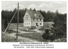 Nassawen, Ort mit Oberförsterei, Kreis Ebenrode  