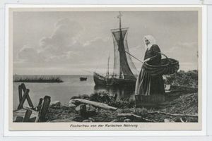  Kurische Nehrung, Fischerfrau I Куршская коса, рыбачка, I