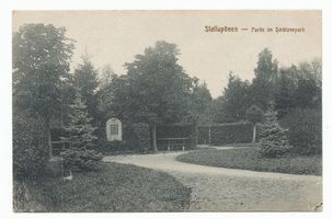 Ebenrode, Stadt, Kreis Ebenrode Ebenrode, fr. Stallupönen, Partie im Schützenpark 