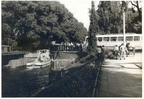 Lötzen, Stadt, Kreis Lötzen Königsberger Straße Lötzen, Königsberger Straße, Kanal Лётцен, Кёнигсбергерштрассе, канал