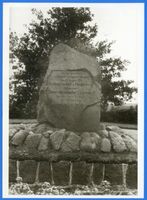 Hohenstein Kr. Osterode, Stadt, Kreis Osterode Hohenstein i. Ostpr., Feldherrnhügel, Gedächtnisstein von 1914 II 