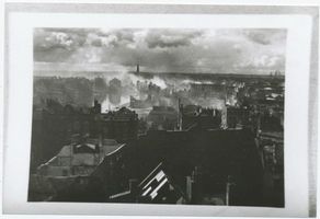Königsberg (Pr.), Stadtkreis Königsberg Königsberg, Blick auf Königsberg nach dem Bombenangriff Königsberg, Zweiter Weltkrieg und das Ende