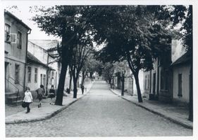Nikolaiken Kr. Sensburg, Kreis Sensburg Nikolaiken Kr. Sensburg, Straßenansicht ?? Николаикен, р-н Зенсбург, вид на улицу ??