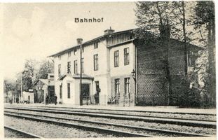 Groß Lindenau, Kreis Samland Groß Lindenau, Bahnhof II 