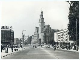 Allenstein, Stadtkreis Allenstein Allenstein - Olsztyn, Neues Rathaus und Neubaublock VII Allenstein, Neues Rathaus