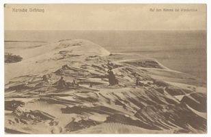 Rossitten Kr. Samland, Kreis Samland Kurische Nehrung, Auf dem Kamm der Wanderdüne Kurische Nehrung, Dünen