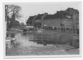Tilsit, Stadt, Stadtkreis Tilsit Fletcherplatz Tilsit, Fletcherplatz, Hochwasser I 
