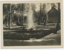 Rauschen Kr. Samland, Kreis Samland Rauschen Kr. Samland, Lärchenpark mit Musikpavillon und Springbrunnen II 