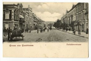 Gumbinnen, Stadt, Kreis Gumbinnen Gumbinnen, Darkehmerstraße Гумбиннен, Даркемерштрассе